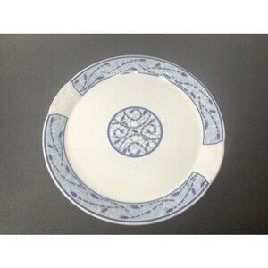 Pfaltzgraff  Monaco Round Serving Platter 12" Mosaic Pattern‎ Blue White Ceramic